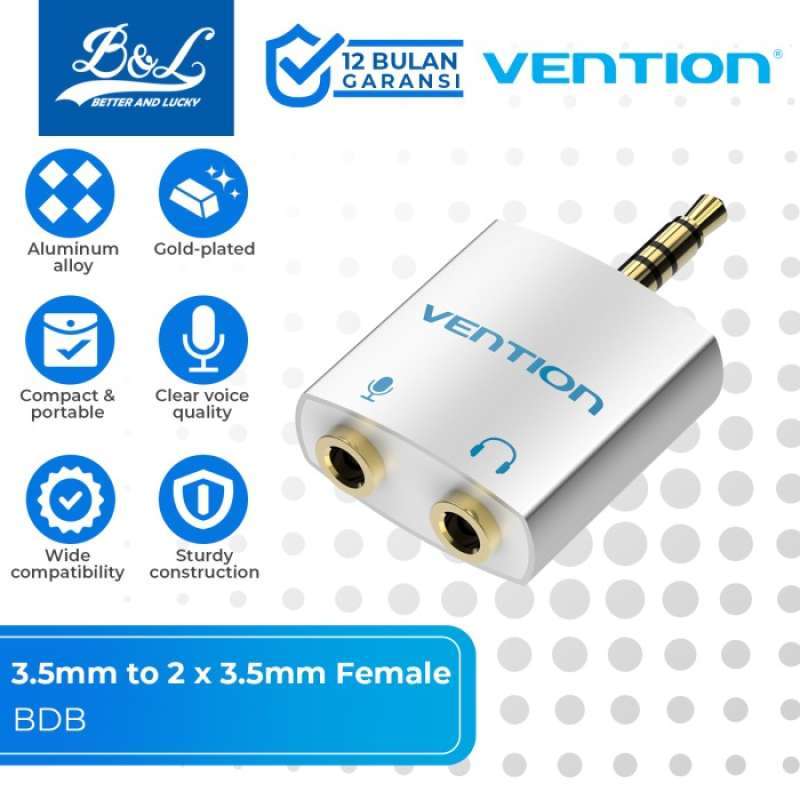 Promo Vention Bdb Audio Splitter Trrs Male To Female