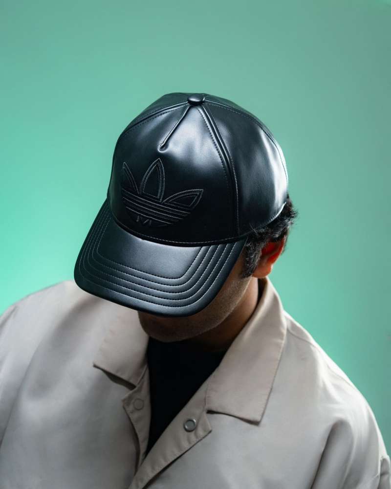 Adidas Originals Black Leather Adidas Hat Adidas Black Leather Hat