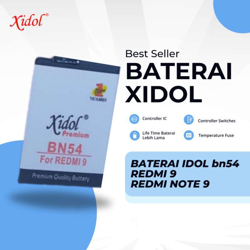 BATERAI XIDOL REDMI REDMI NOTE PREMIUM BERGARANSI
