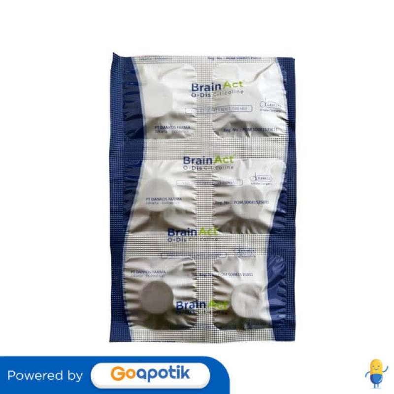 Jual Brainact O Dis 500 Mg Strip 6 Tablet Di Seller Apotek Aslam - Rawa ...