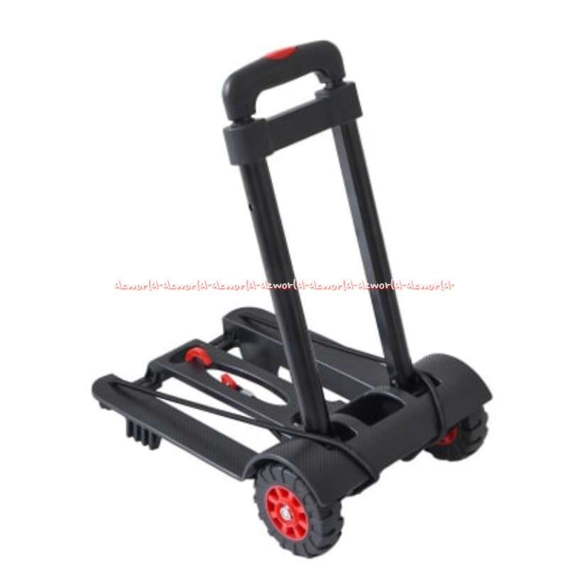 Maxbuilt Folding Trolley Troli Lipat 50kg Dengan Roda Tali Pengikat Alat  Angkut Barang Mudah Disimpan Handle Ergonomis