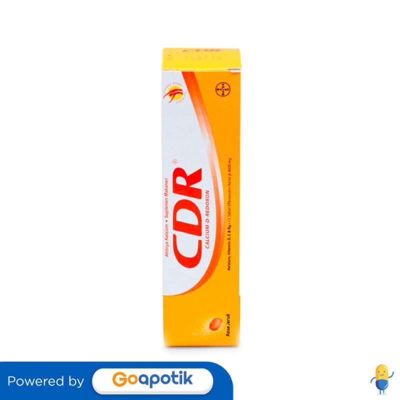 Jual Cdr Rasa Jeruk Tube 15 Tablet Effervescent Di Seller Apotek ...