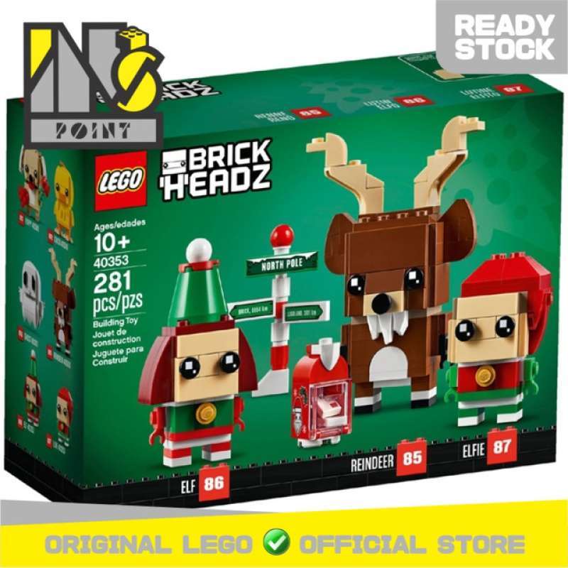 LEGO 40353 Brickheadz Reindeer, Elf Elfie