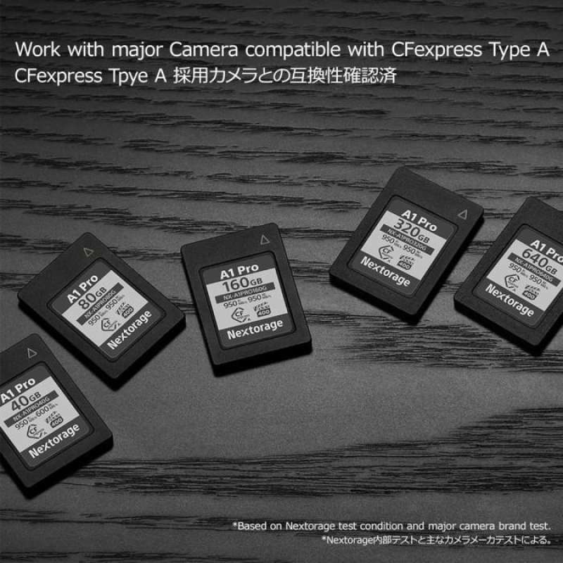 メモリーカード NX-A1PRO Nextorage CFexpress Type A 160