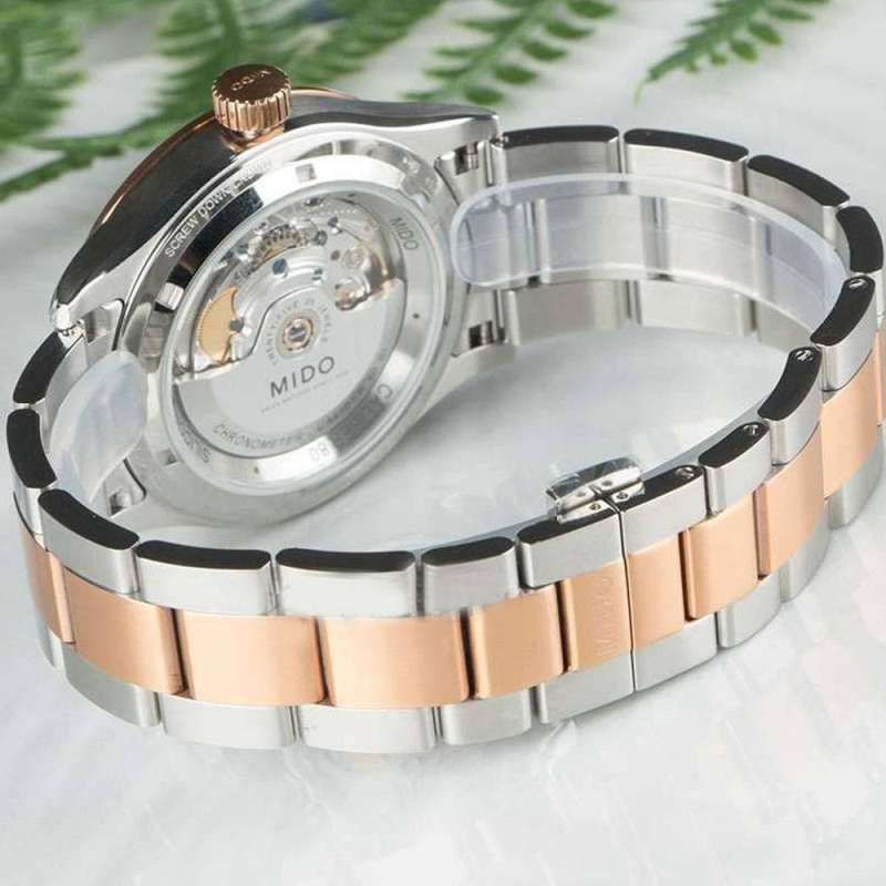 MIDO Multifort Day Date Jam Tangan Pria Automatic  Swiss Made Original M0054302203180