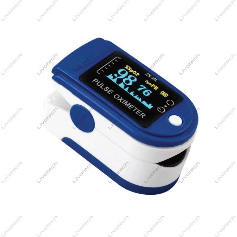 Spo2 Icon Biru Jual Pulse Oximeter Jzk-301 Spo2 + Heart Rate Jzk 301 - Biru Di Seller ...