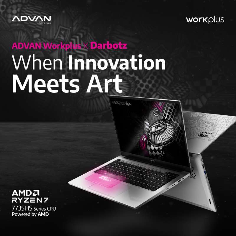 Promo Advan X Darbotz Laptop Workplus Amd Ryzen 7 7735hs 16gb/512gb 14 ...