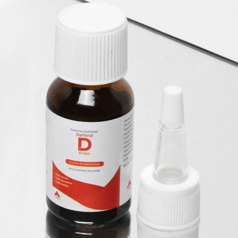 Jual Defend D Drops Vitamin D3 330iu Tetes Suplemen Kesehatan Dewasa ...