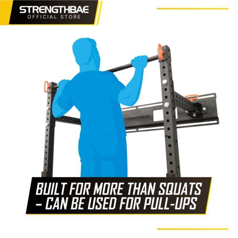 Builder Rig Squat Rack Jual Folding Squat Rack Strengthbae Foldable Power Rack Wall Mount Rig ...