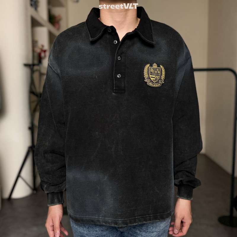Jual Adlv Washing Embro Rugby Sweatshirt Acme De La Vie Di