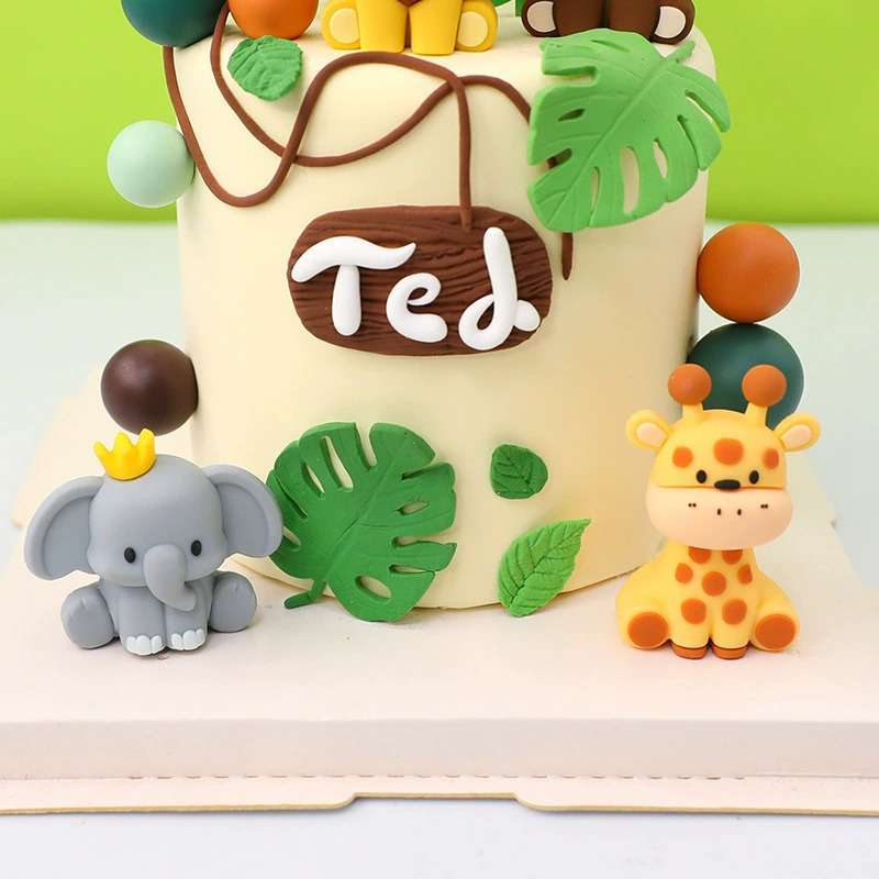 Topper Sapi Jual Dekorasi & Hiasan Kue Ulang Tahun Anak - Cake Topper Tema Hewan ...