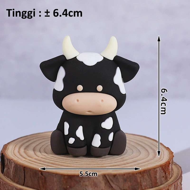 Topper Sapi Jual Dekorasi & Hiasan Kue Ulang Tahun Anak - Cake Topper Tema Hewan ...