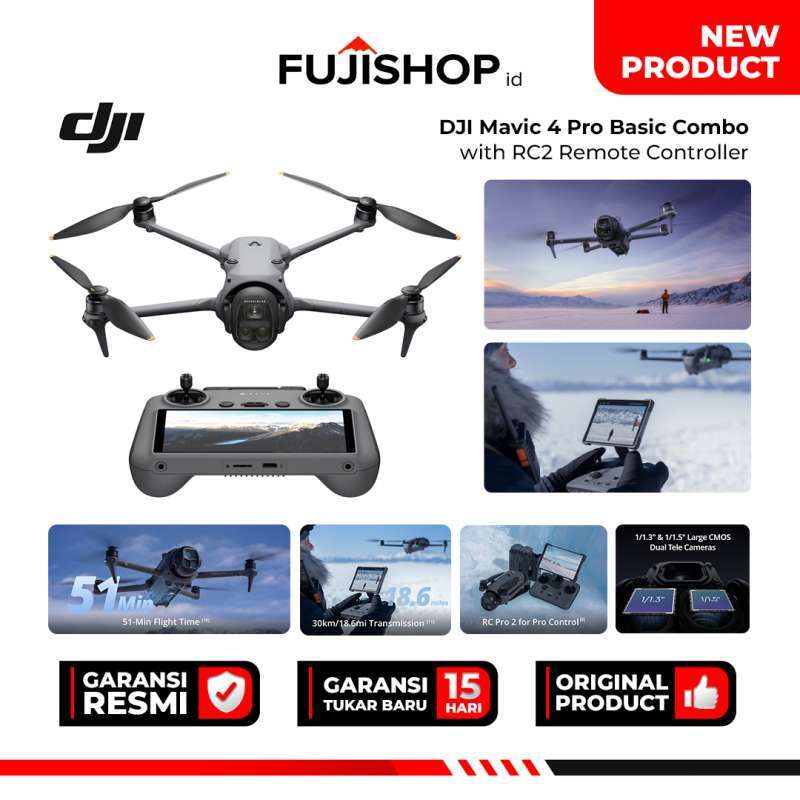 DJI Mavic Pro Camera Drone RC RC Pro Garansi Resmi TAM