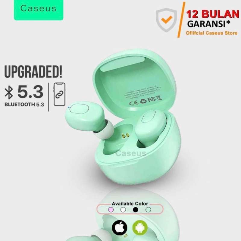 Jual [tws+case] Caseus Wonder M01 (w-m01) Bluetooth 5.0 High Bass Noise ...