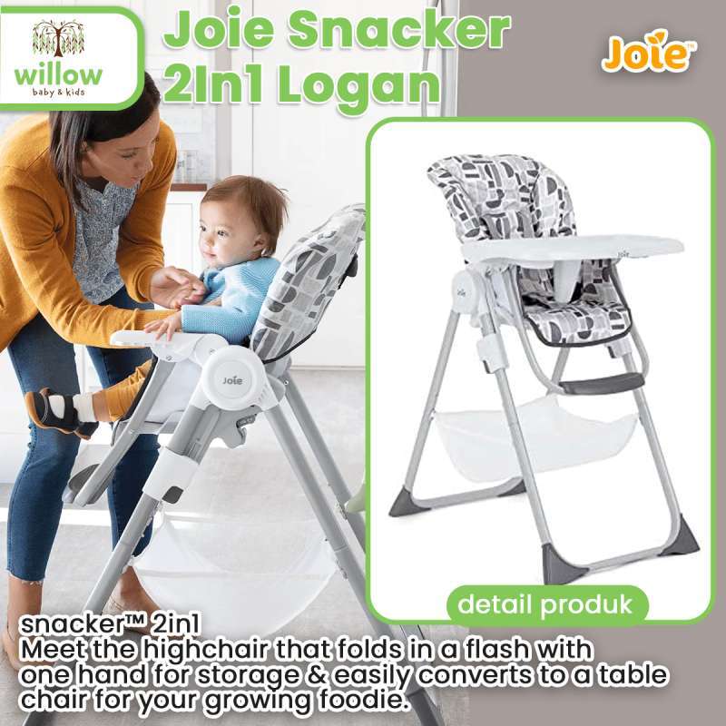 Joie Baby Joie Trona Kursi Makan Bayi Joie Snacker 2In1 Logan