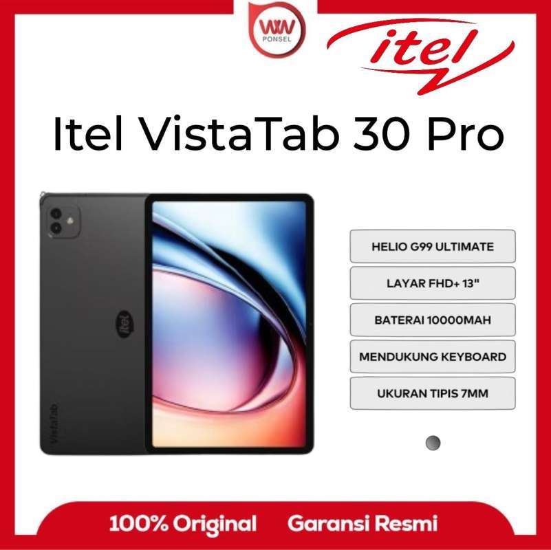 Itel Vista Tab 30 Pro 13-Inch Tablet for Tech Enthusiasts with 8GB RAM, 256GB Storage, and Dual SIM Support, Ideal for Versatile Use in Work and Play