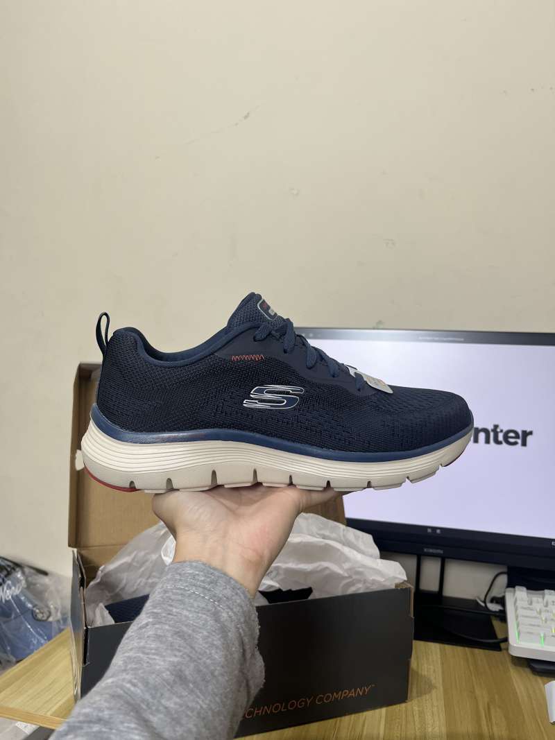 SEPATU SKECHERS SPORT FLEX ADVANTAGE PRIA 232826NVRD NAVY