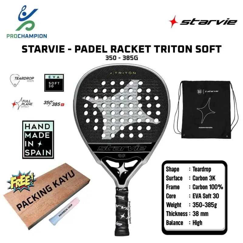 starvie triton soft 30 パデルラケット スターバイトリトン Starvie-Triton-Speed-2024-