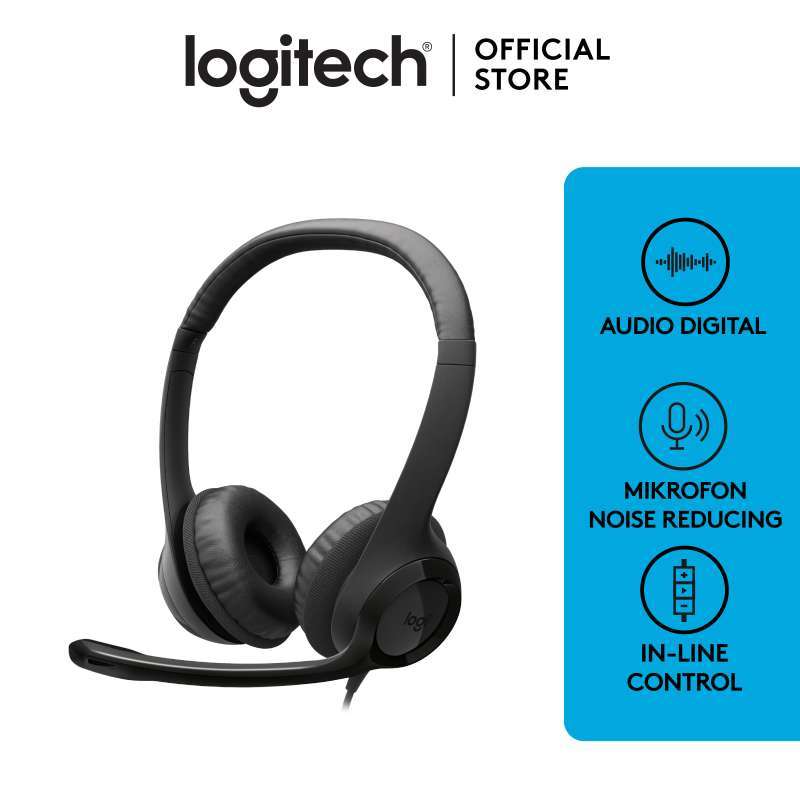 Logitech Headset H390 Microphone Headset With Usb Promo Logitech