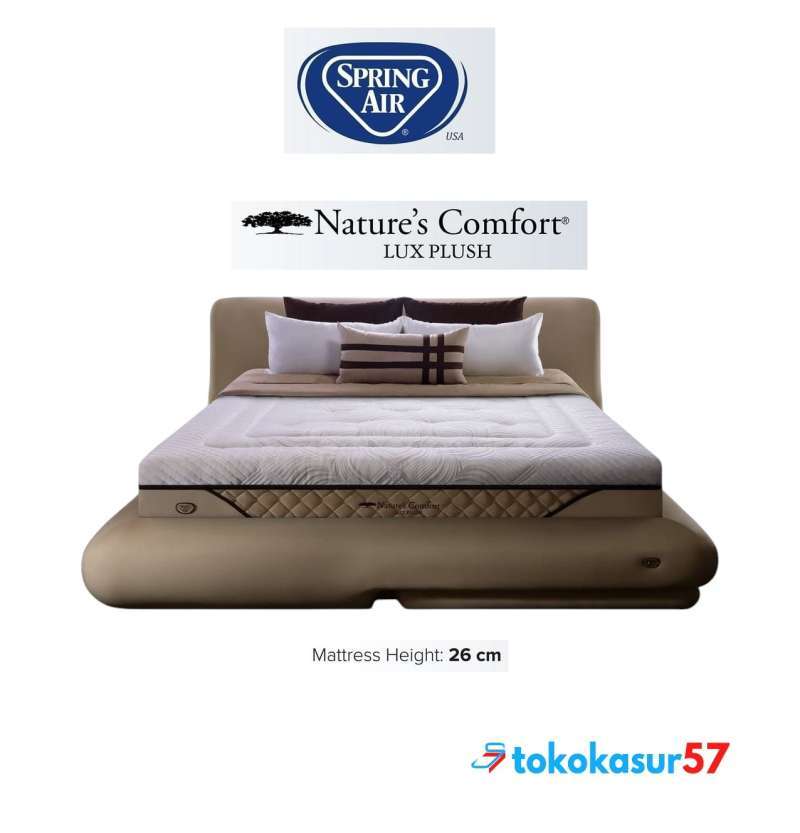 Kasur Full Latex SPRING AIR EUROPEAN Series type NATURE'S COMFORT LUX PLUSH