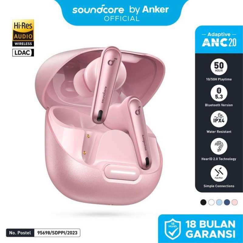 Soundcore Liberty 4 NC ワイヤレスイヤホン ピンク Anker Liberty 4