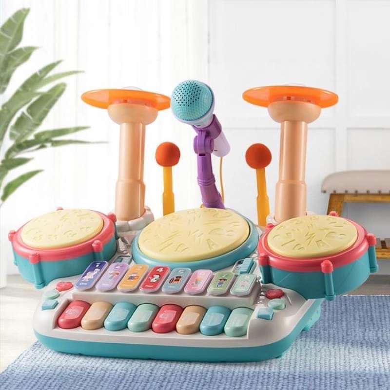 Mainan Anak Alat Musik Keyboard Drum Piano Xylophone Elektronik Mainan Anak Promo Mainan Anak Perempuan - Mainan Anak Laki Laki