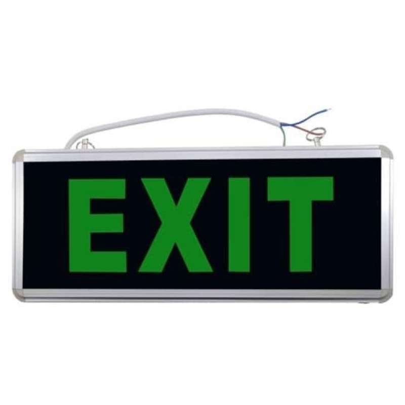 Lampu Exit Led Jual Lampu Exit Led / Lampu Petunjuk Darurat Emergency Exit Lamp 2 Sisi ...