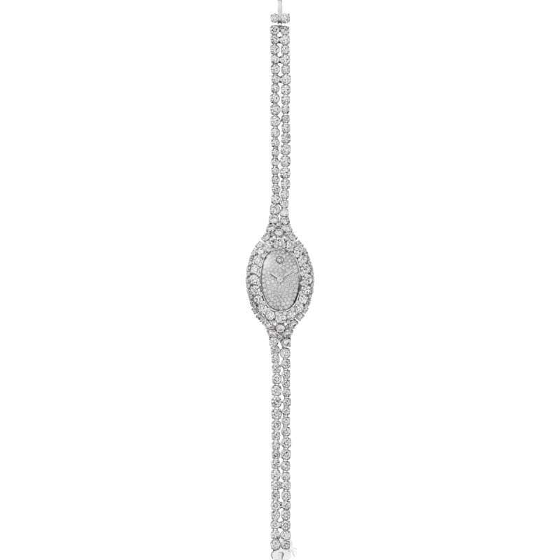 Cartier Baignoire Jewellery Watch Mini White Gold Diamonds HPI01528