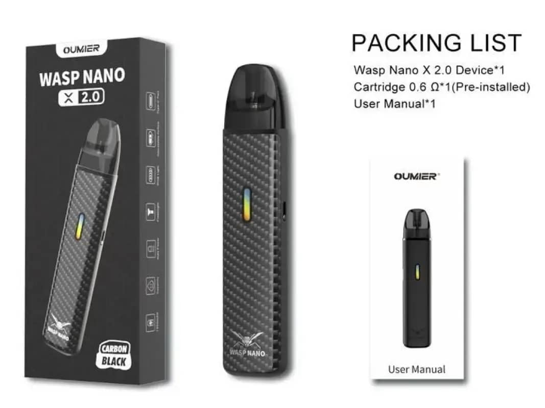Jual Wasp Nano X 2.0 1200mah Pod Kit Authentic By Oumier - Leather Brown Di  Seller Lowcos ID - Toko Rodjo Vapestore - Kota Bekasi | Blibli