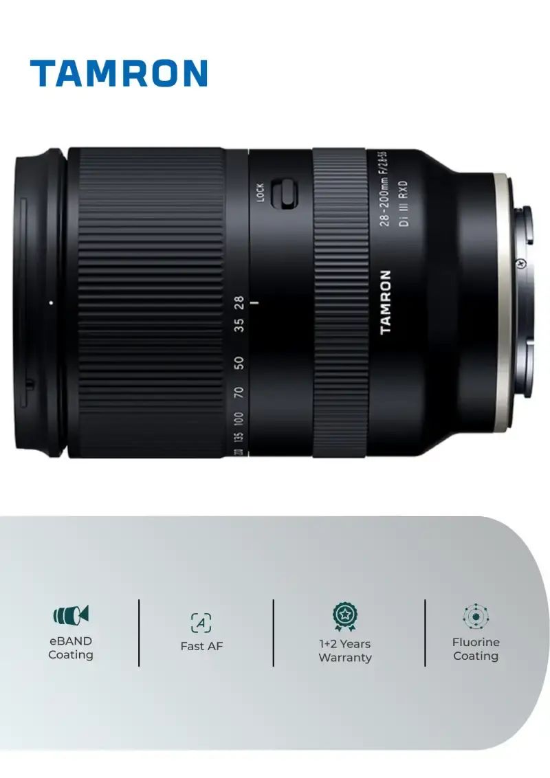 Tamron 28-200mm f/2.8-5.6 Di III RXD Sony E-Mount