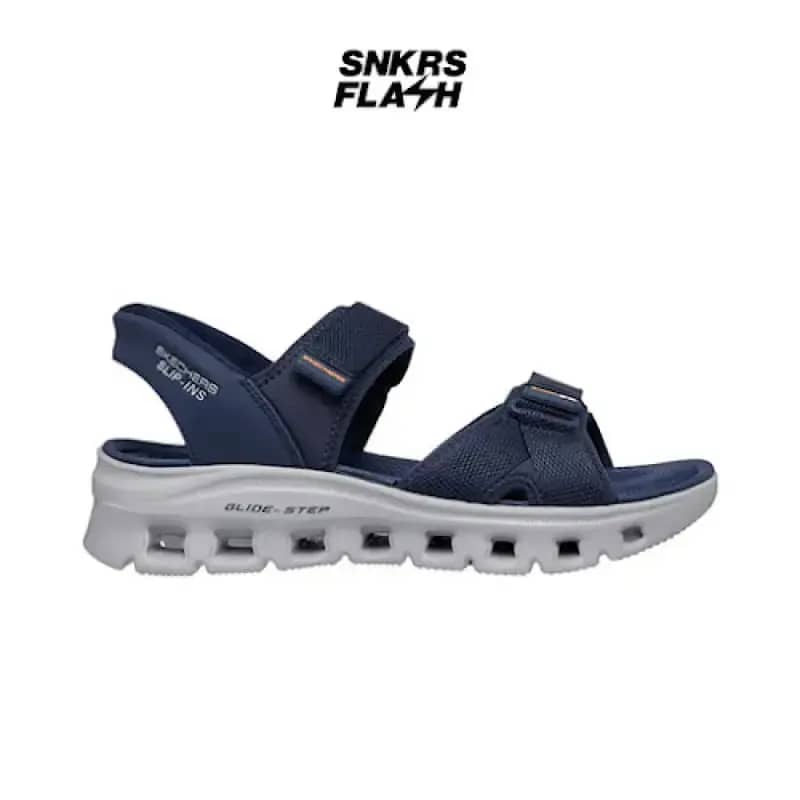 Sandal Pria SKECHERS Sandal Glide Step Navy 232980NVY