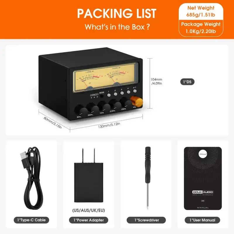Jual Douk Audio D5 4-way Audio Switcher/splitter With Eq Preamp Di ...