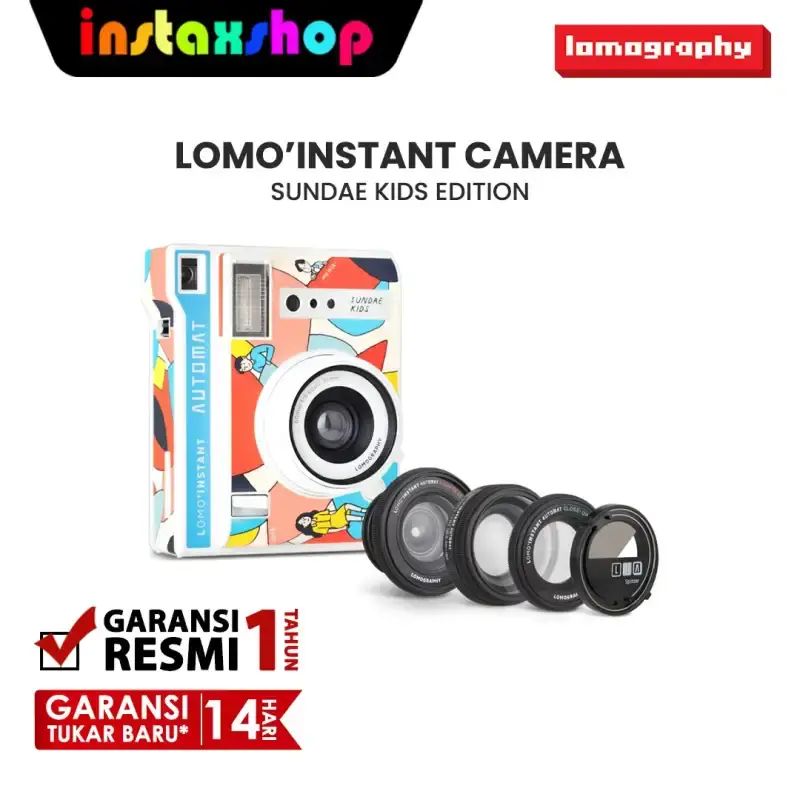 Jual Lomography Lomo Instant Automat Camera & Lenses Sundae Kids