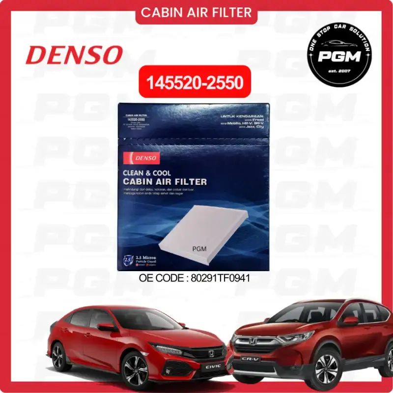 Jual Filter Kabin Ac Honda Crv Turbo Civic Turbo Denso 145520-2550 Di ...