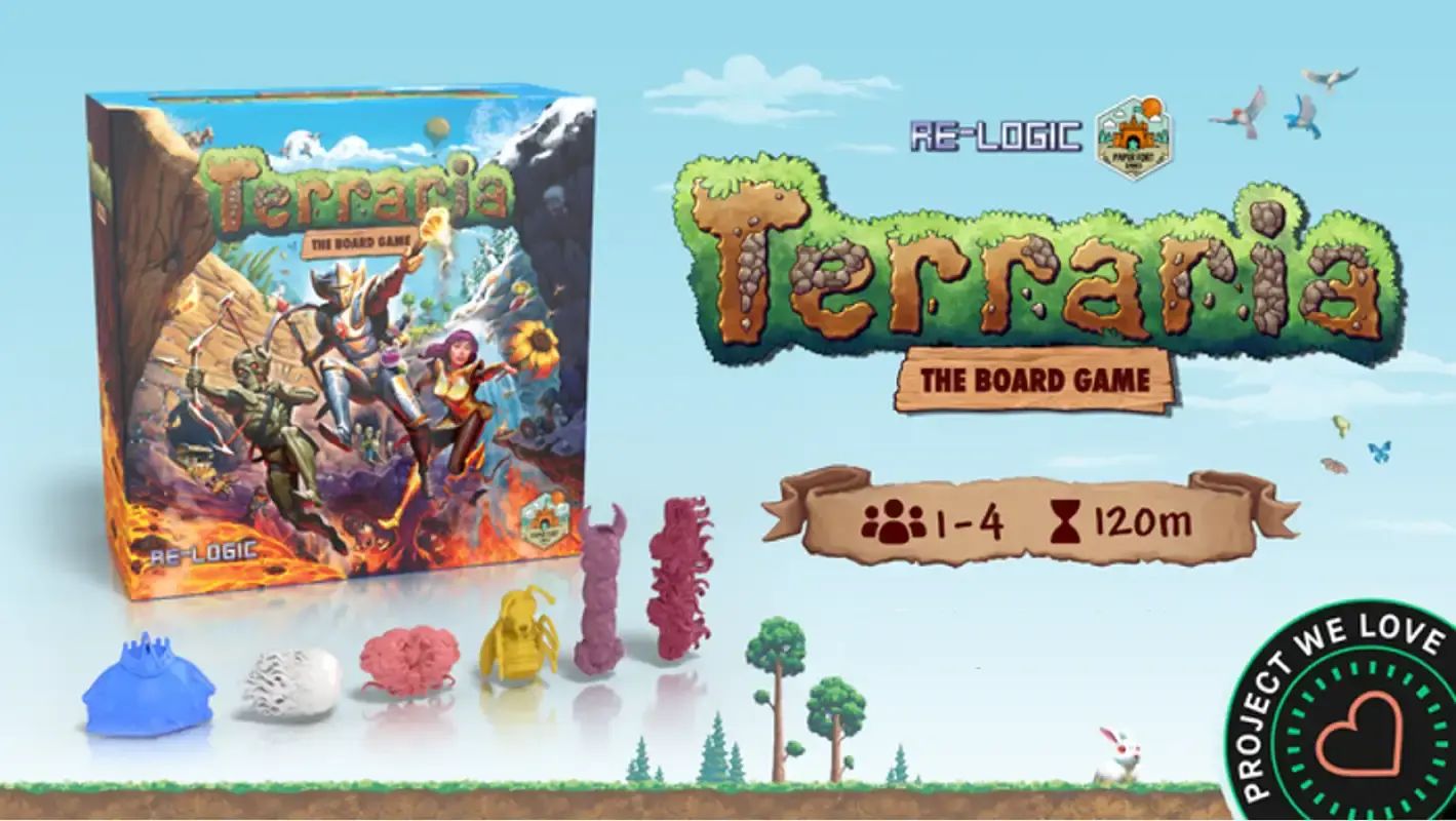 Jual Terraria The Board Game Kickstarter Hellstone Pledge Edition 