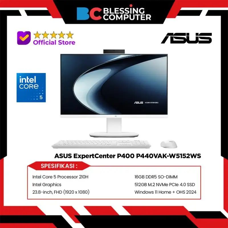 P400 Computer System Jual Aio Asus Expertcenter P400 P440vak W5152ws Core 5 210h 16gb Ddr5 ...