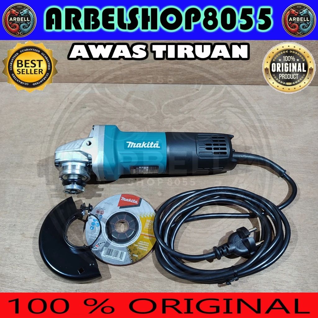 Jual Angle Grinder Makita 9553 B Mesin Gerinda 4 Slepan 9553b Original ...