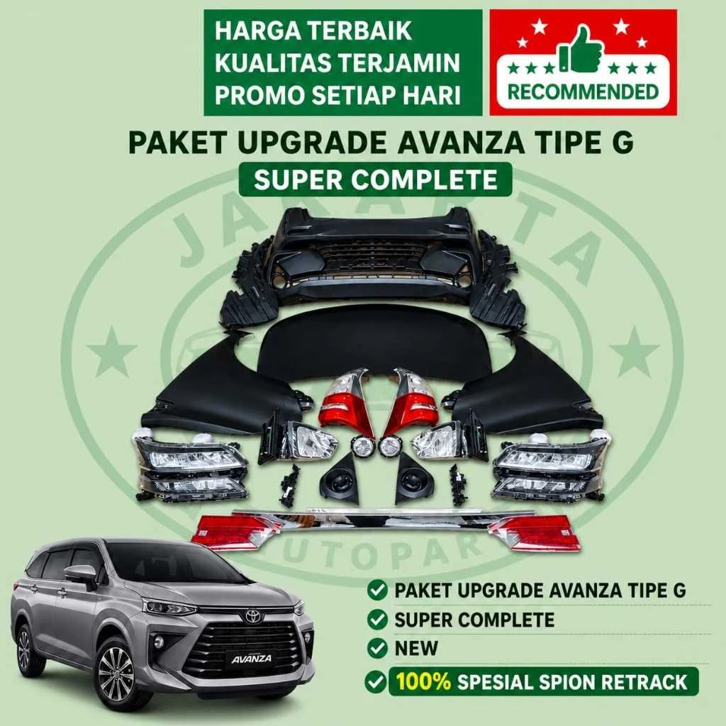 Jual Paket Upgrade Avanza Type G 2019 2020 2021 Super Complete New 100% ...