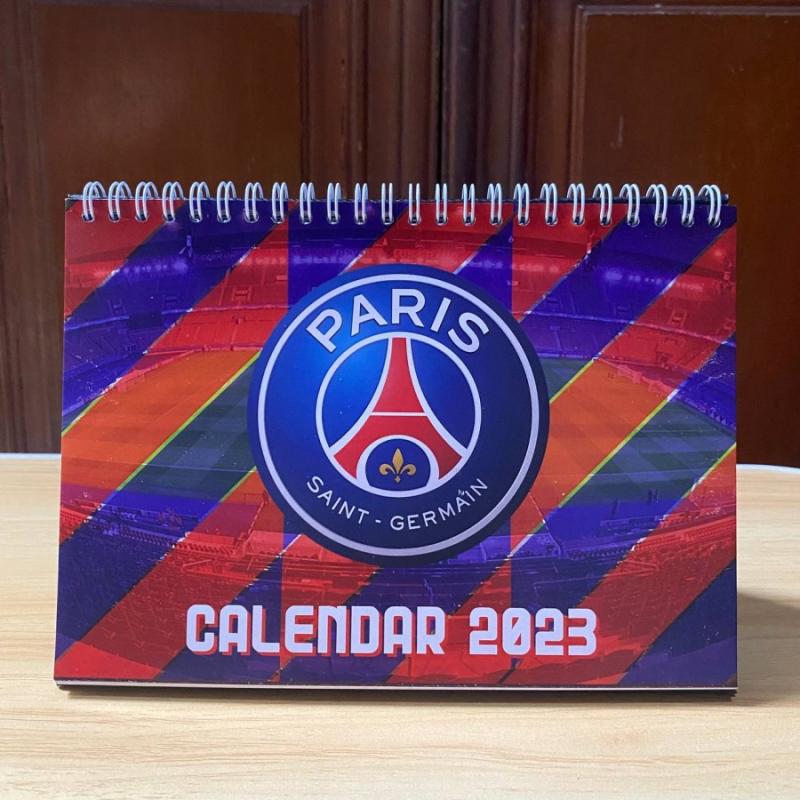Jual Kalender Meja 2023 Edisi Football Team Paris Saintgermain F.c. Di
