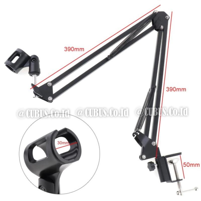 Bras Micro Réglable Pour Enregistrement - Support De Studio & Home Studio | Flexible Et Stable