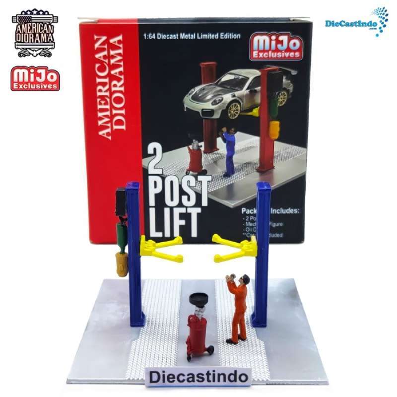 Promo American Diorama Figure 2 Post Lift 1:64 Mijo Exclusive Diskon 23 ...
