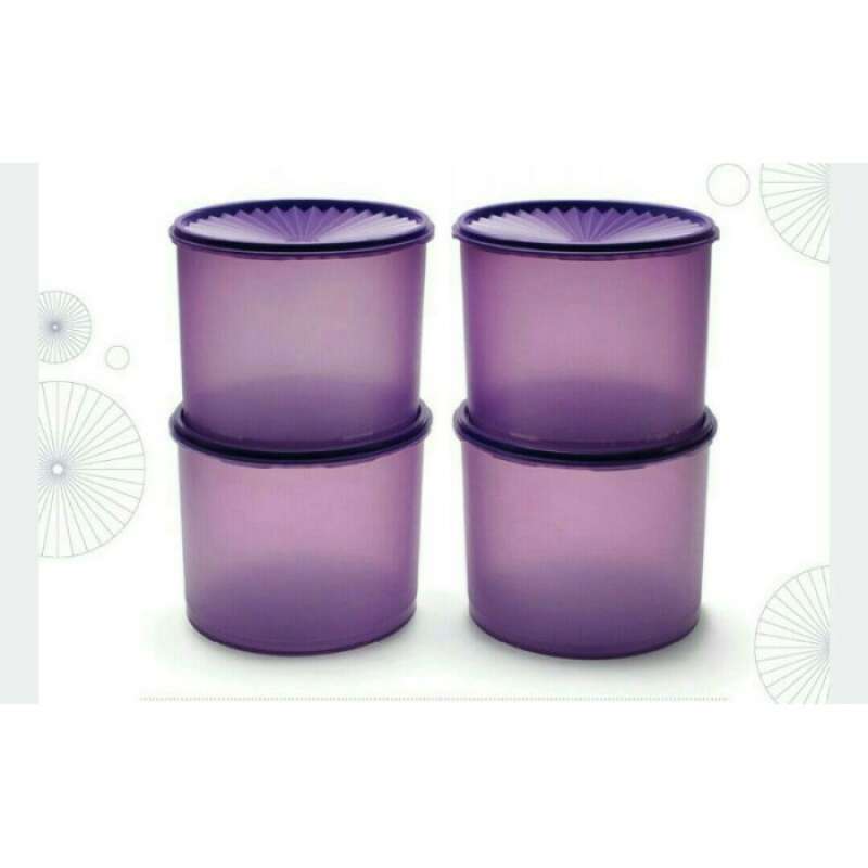 Jual Tupperware Super Deco Canister 4l Ungu 4pcs Di Seller Coraa Shop