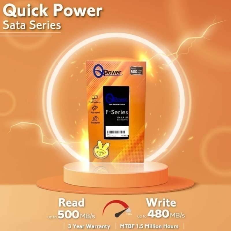 Jual SSD QPower FSeries 512GB SSD Internal SATA 2.5 inch di Seller