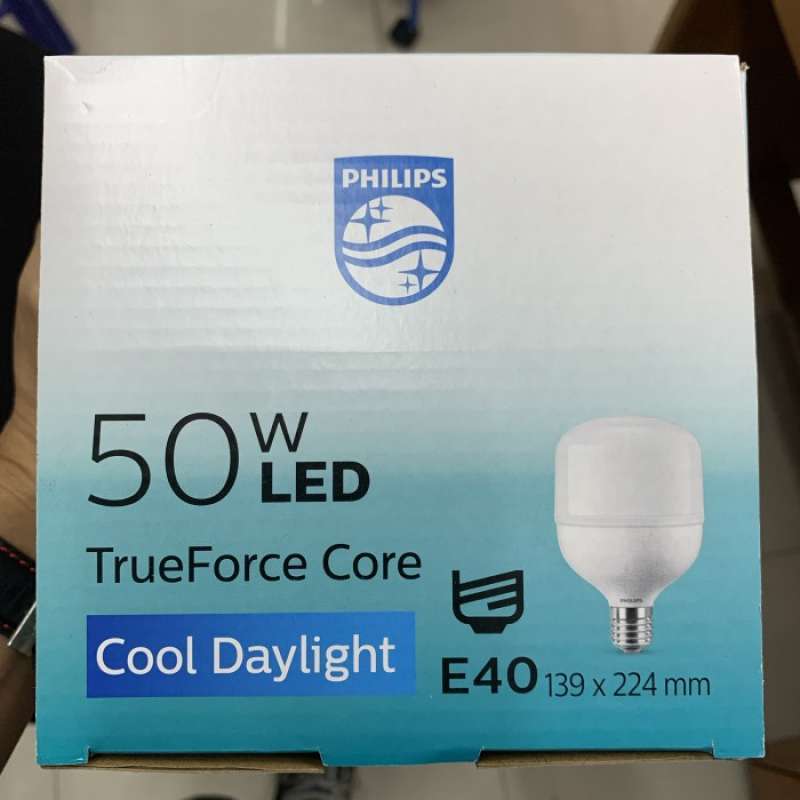 Philips 50w Led True Force Core Promo Lampu Philips TFORCE TrueForce Core HB LED Bulb 50W E40 6500k ...