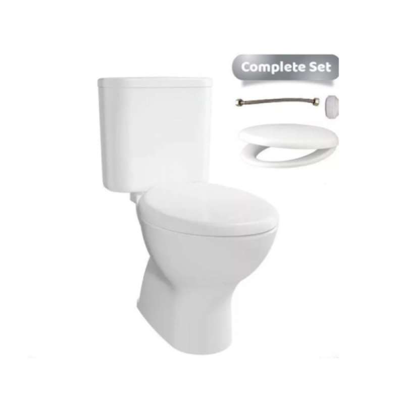 Promo Toto Monoblok Single Flush Complete Set Toilet Kloset Duduk