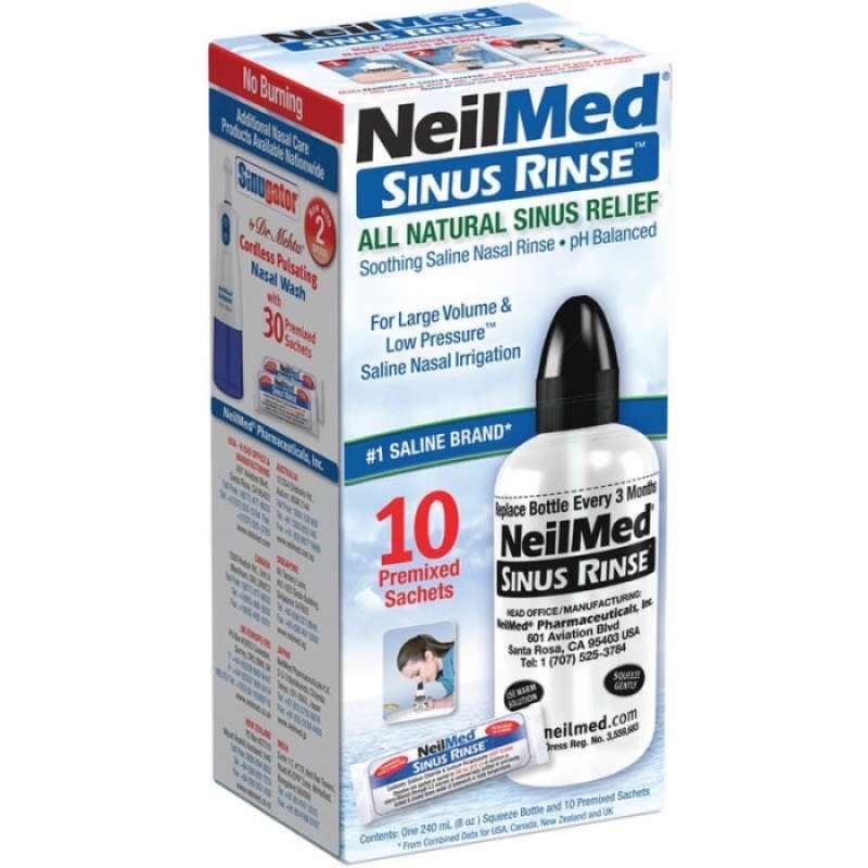 Promo NEILMED Sinus Rinse Starter Kit with 10 Packets Diskon 23% di ...