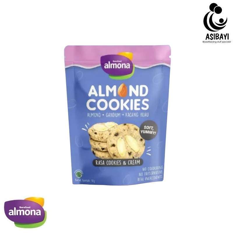 Jual Almona Almond Cookies Cream dari Barefood Cemilan Snack Sehat di ...