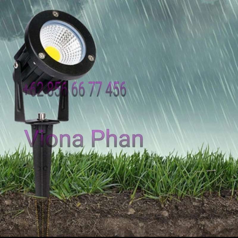 Promo Lampu taman led sorot 7 watt COB tancap Outdoor indoor Diskon 23%