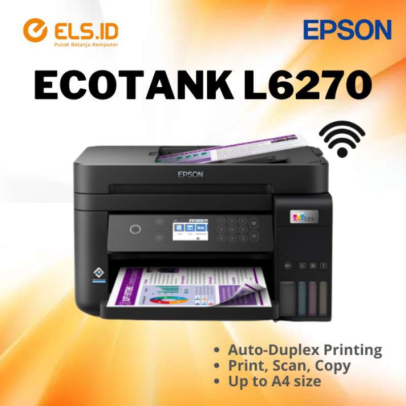 Promo Epson EcoTank L6270 A4 WiFi Duplex AllInOne Tank Printer with