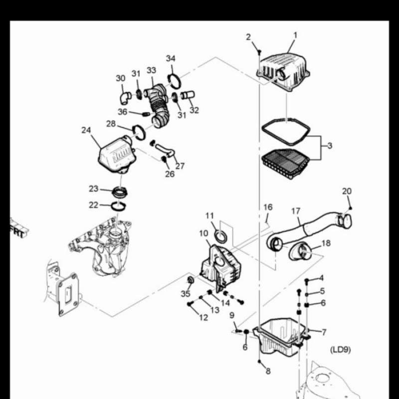 Promo Karet Seal Tabung Resonator Filter Udara Captiva C100 NFL GM